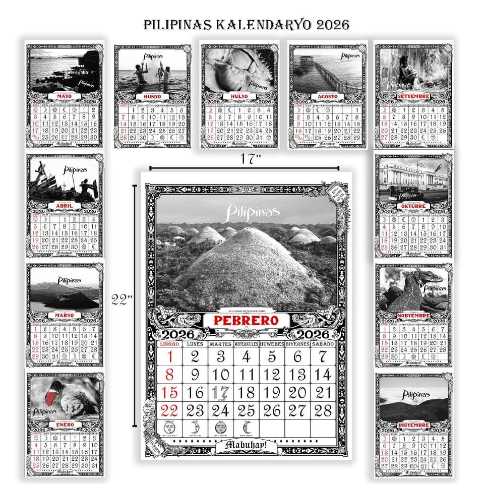 imprenta 31 wall calendar